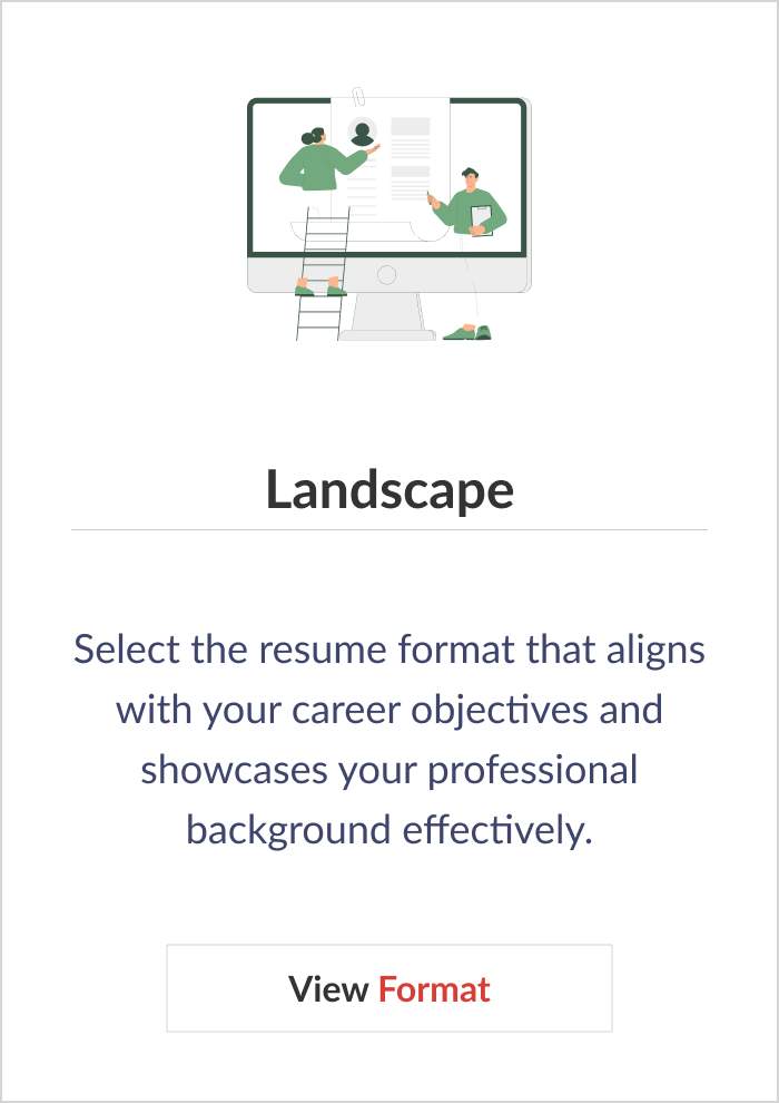 Landscape Resume