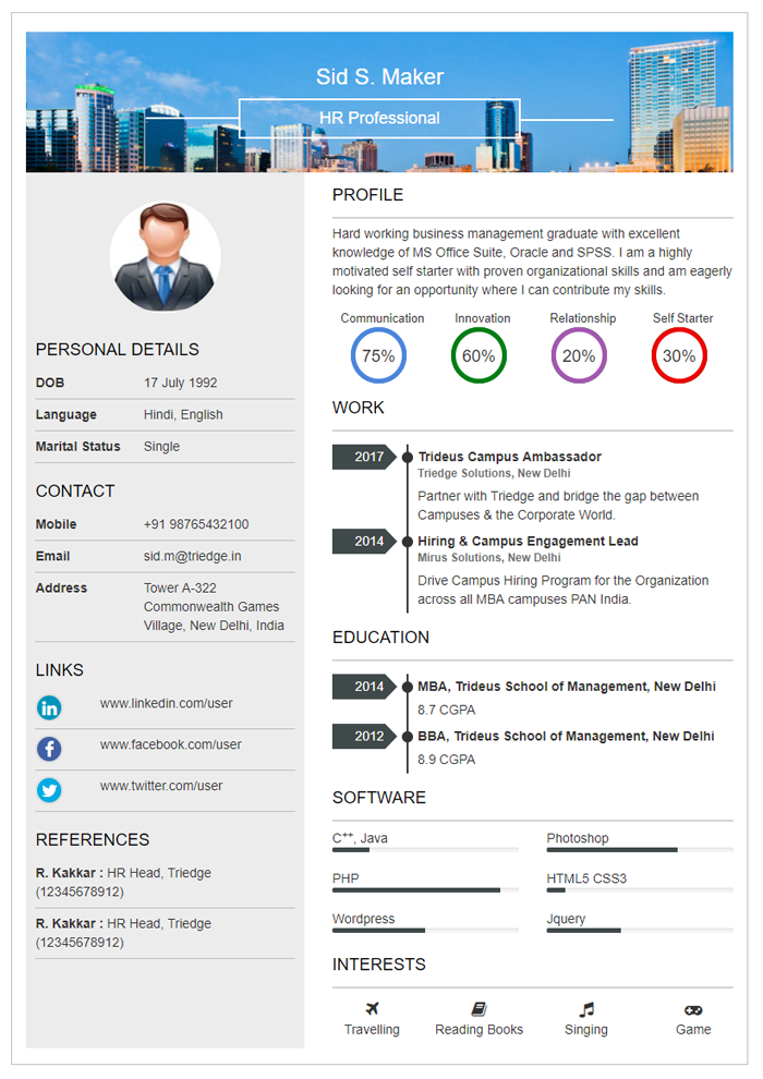 Premium Resume