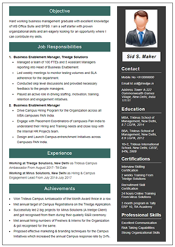 Resume Template Thumbnail