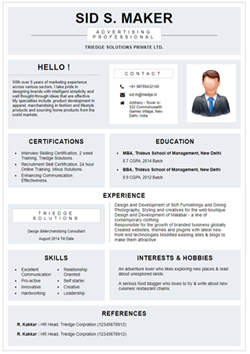 Resume Template Thumbnail