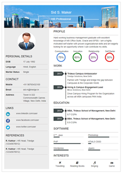 Resume Template Thumbnail